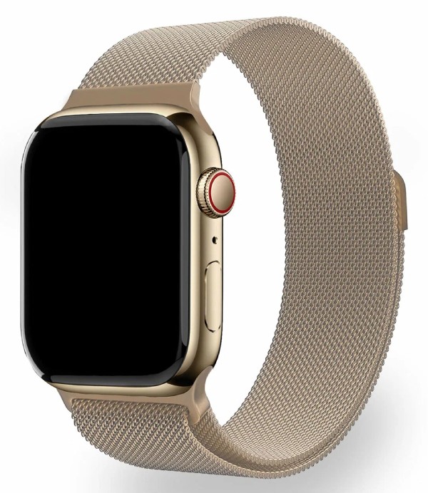 Ремешок магнитный металлический Ubear Spark для Apple Watch, S/M 38/40/41мм, Золотой