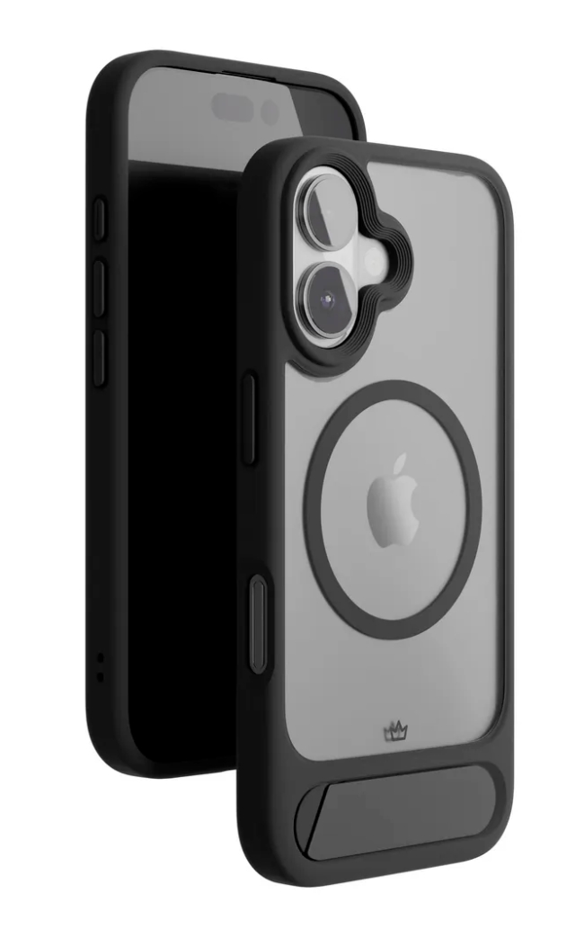 Чехол VLP Haze Magsafe Soft Touch для iPhone 16, Черный