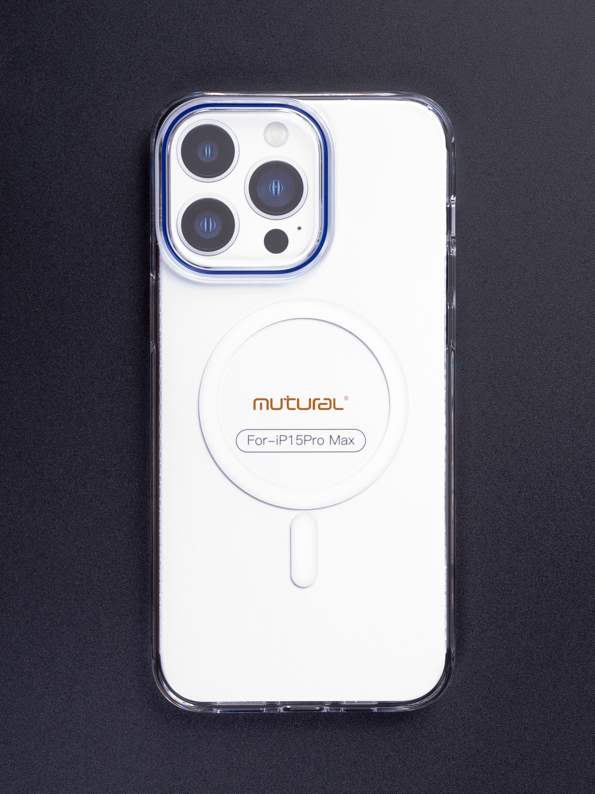 Чехол Mutural для iPhone 15 Pro Max, Ice Magsafe (Clear)
