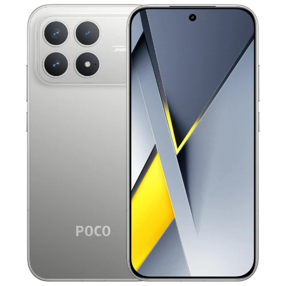 POCO F8 Pro 12/256Гб, Серебристый