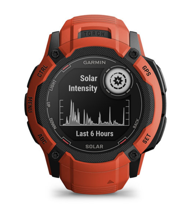 Garmin Instinct 2x Solar, Красное пламя