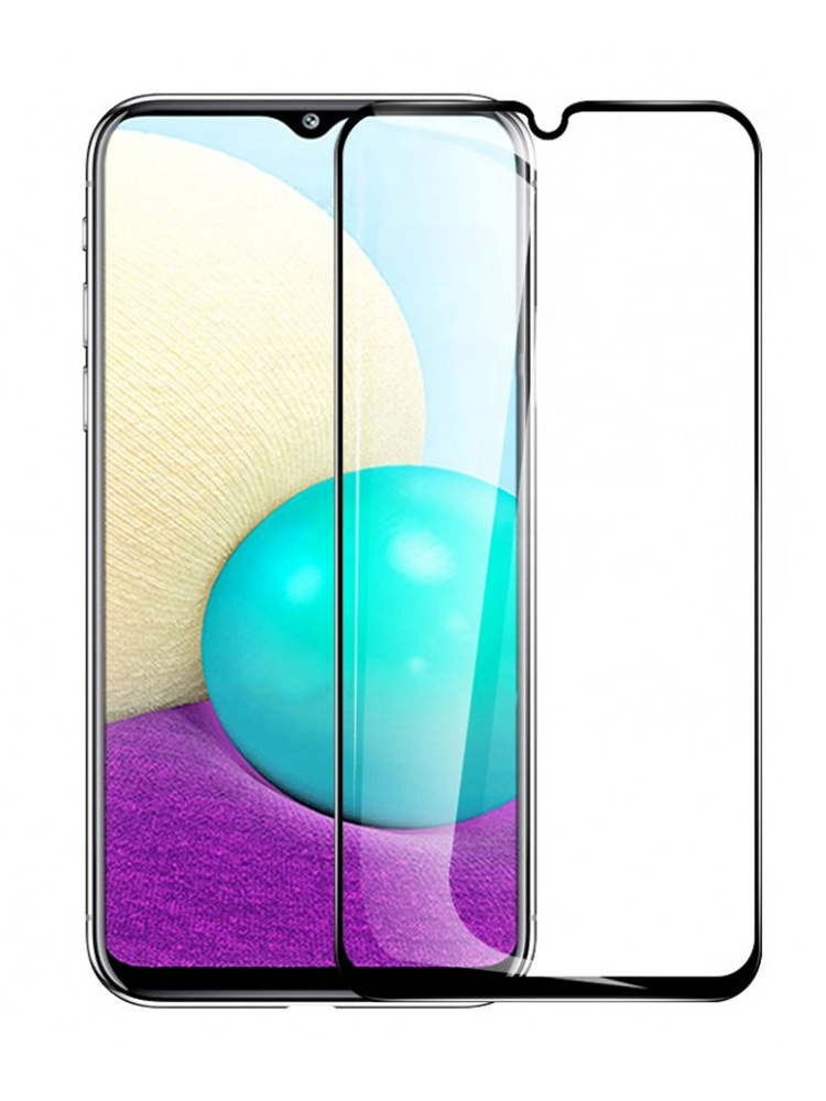 Защитное стекло для Samsung A2 Core 2019, Черный