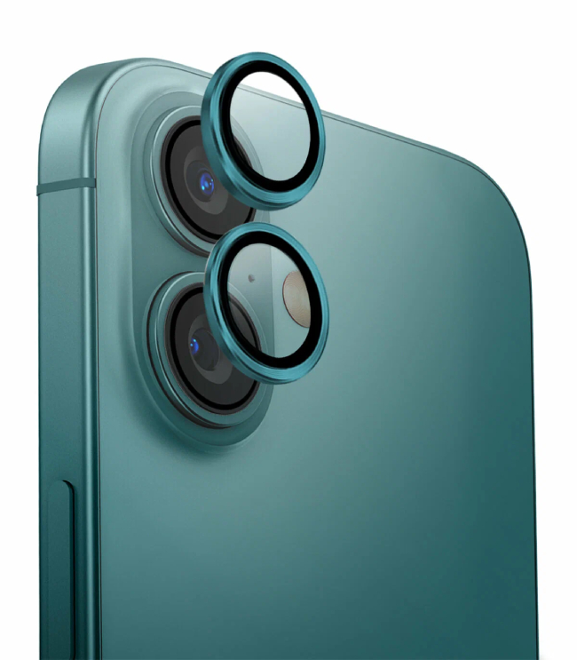 Uniq стекло для iPhone 16 Pro/16 Pro Max OPTIX Camera Lens AluGuard, Зеленый