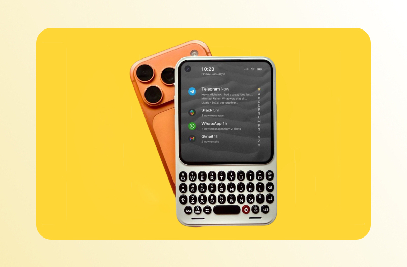 Clicks Communicator: «цифровой детокс»-смартфон с клавиатурой для фанатов живого общения