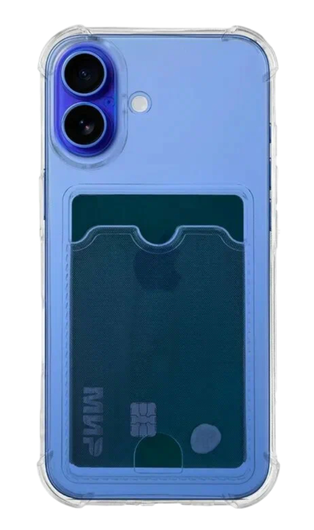 Чехол Pocket для iPhone 16 Plus с кармашком для карт