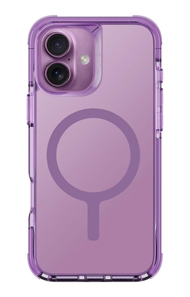 Чехол Uniq для iPhone 16, Combat Grape MagSafe, Розовый