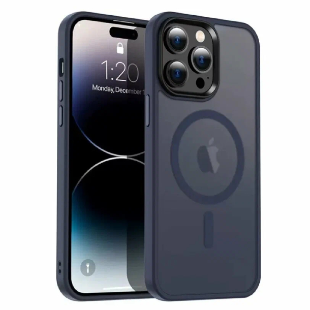 Чехол Magic M Luxury Proective для iPhone 15 Pro Мax, Синий