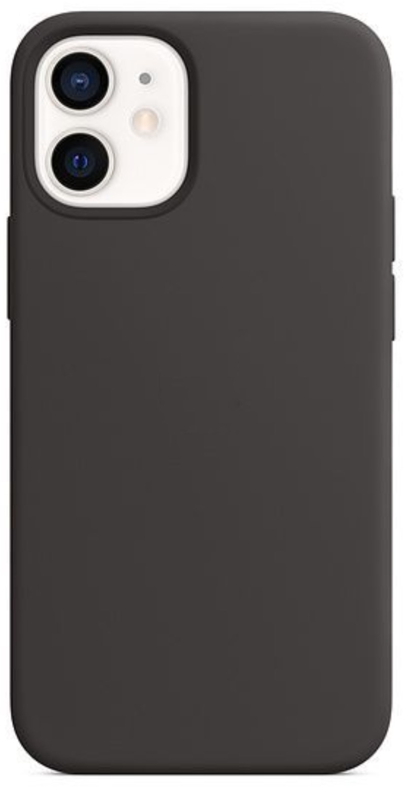 Оригинальный Силиконовый чехол для iPhone 12 mini, Черный