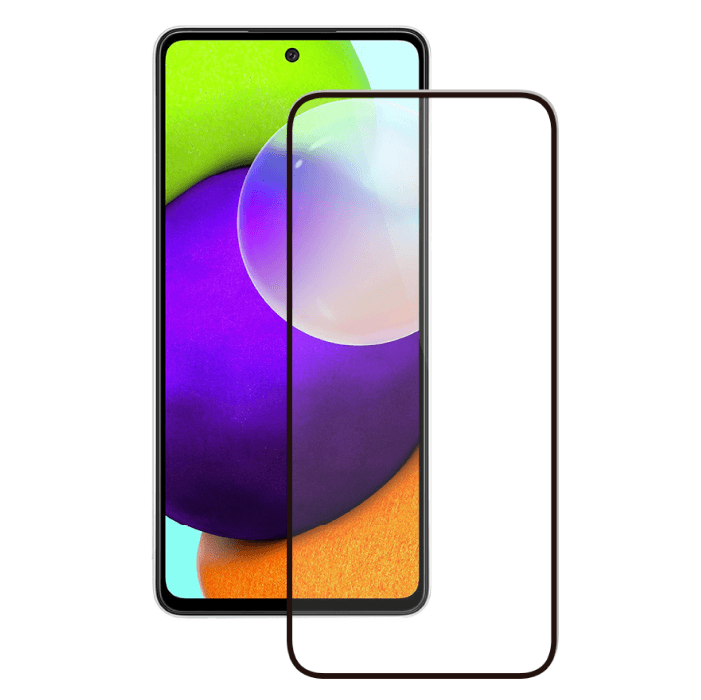 Защитное стекло Deppa 3D Full Glue для Samsung Galaxy A52 2021, 0.3 мм, Черная рамка