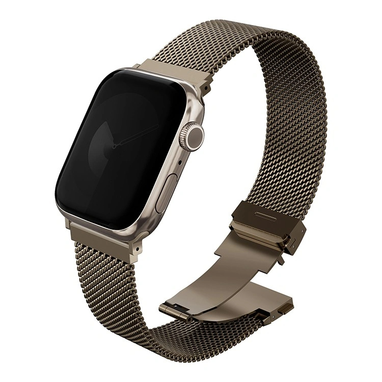 Ремешок Uniq для Apple Watch 42/41/40 мм Dante Strap Mesh Steel, Розовое золото