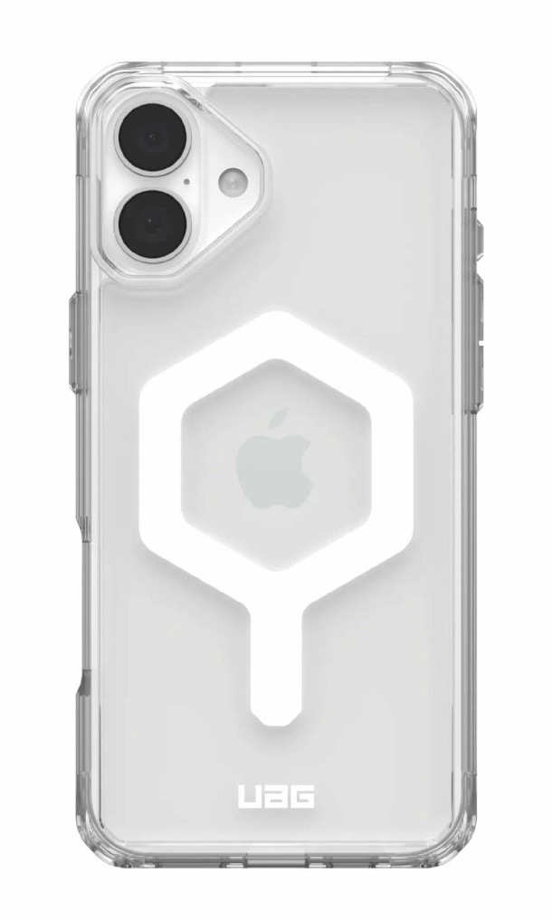 Чехол с поддержкой MAGSAFE Uag Plyo для iPhone 16 Plus, Прозрачный/Белый