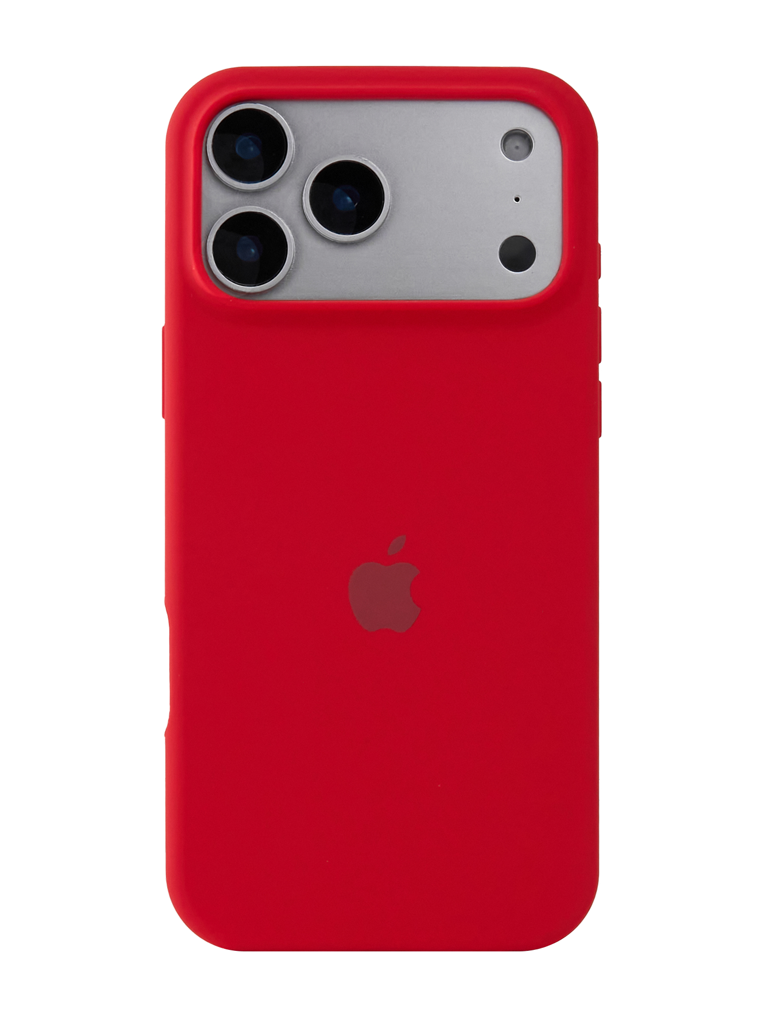 Чехол Silicone Case iPhone 17 Pro Max, Красный