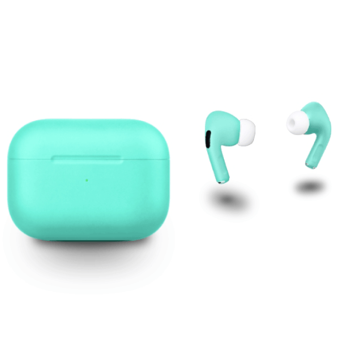 Apple AirPods Pro, 2021, в футляре с беспроводной зарядкой MagSafe, Без коробки, Бирюзовый - БУ