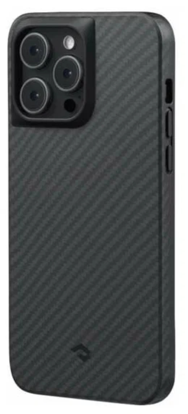 Усиленный чехол PITAKA MagEZ Pro 3 для iPhone 14 Pro Max, Черный/Серые полоски 1500d
