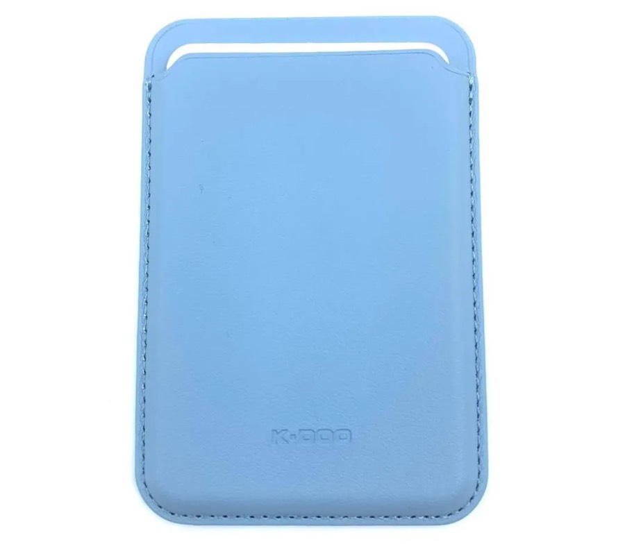 Чехол-бумажник K-DOO c MagSafe для iPhone, Голубой