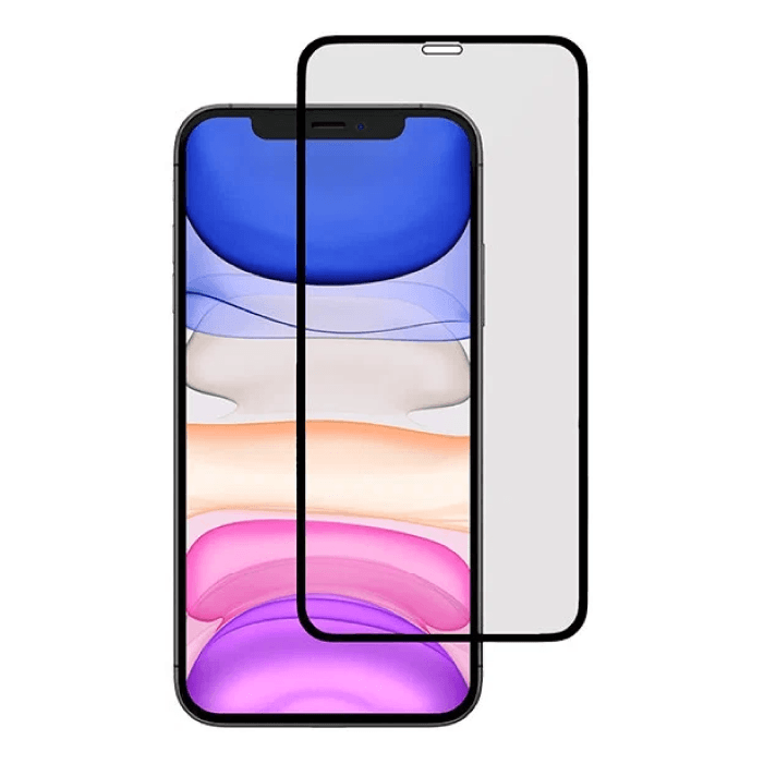 Защитное стекло Rocket  Air Cover 2.5D, чёрная рамка, 0,3мм, для iPhone 11|XR