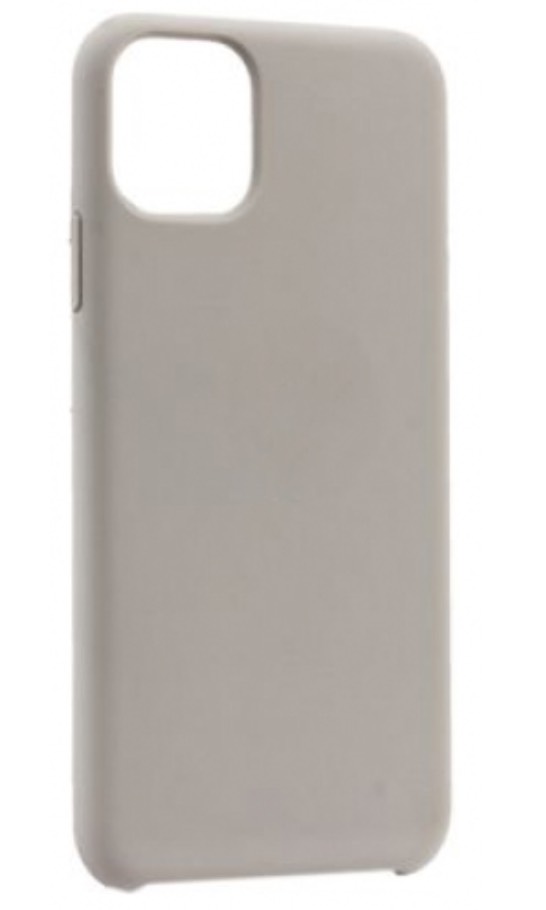 Оригинальный Силиконовый чехол для iPhone 15 Pro Max, Серый