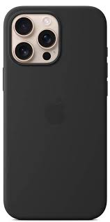 Чехол SILICONE CASE MagSafe с анимацией для iPhone 16 Pro Max Черный