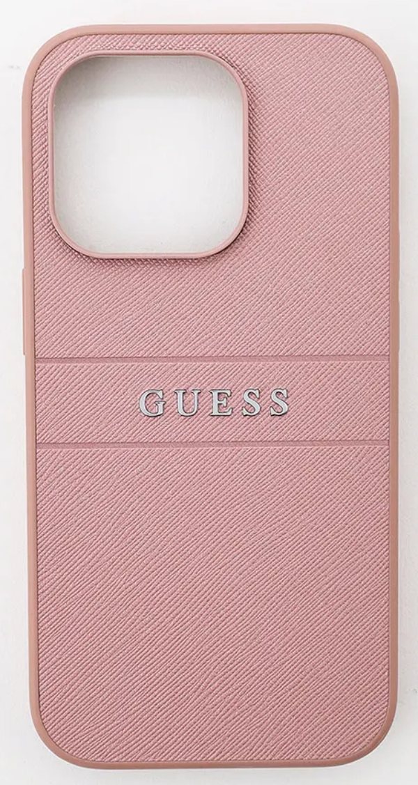 Чехол фирменный Guess iPhone 14 Pro, Розовый