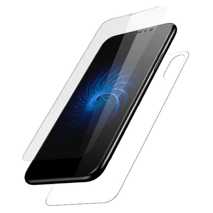 Защитное стекло Baseus Glass Film Set для iPhone X, Прозрачный
