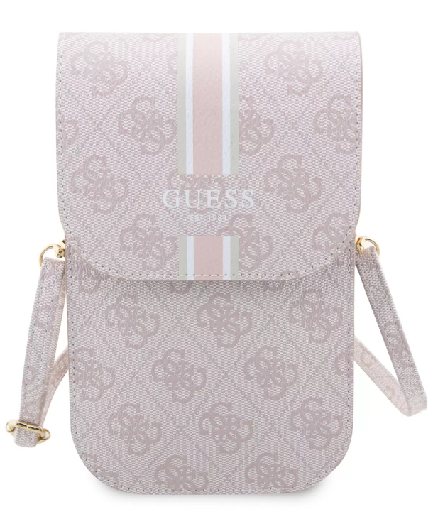Guess для смартфонов сумка Wallet Bag 4G Stripes, Розовый