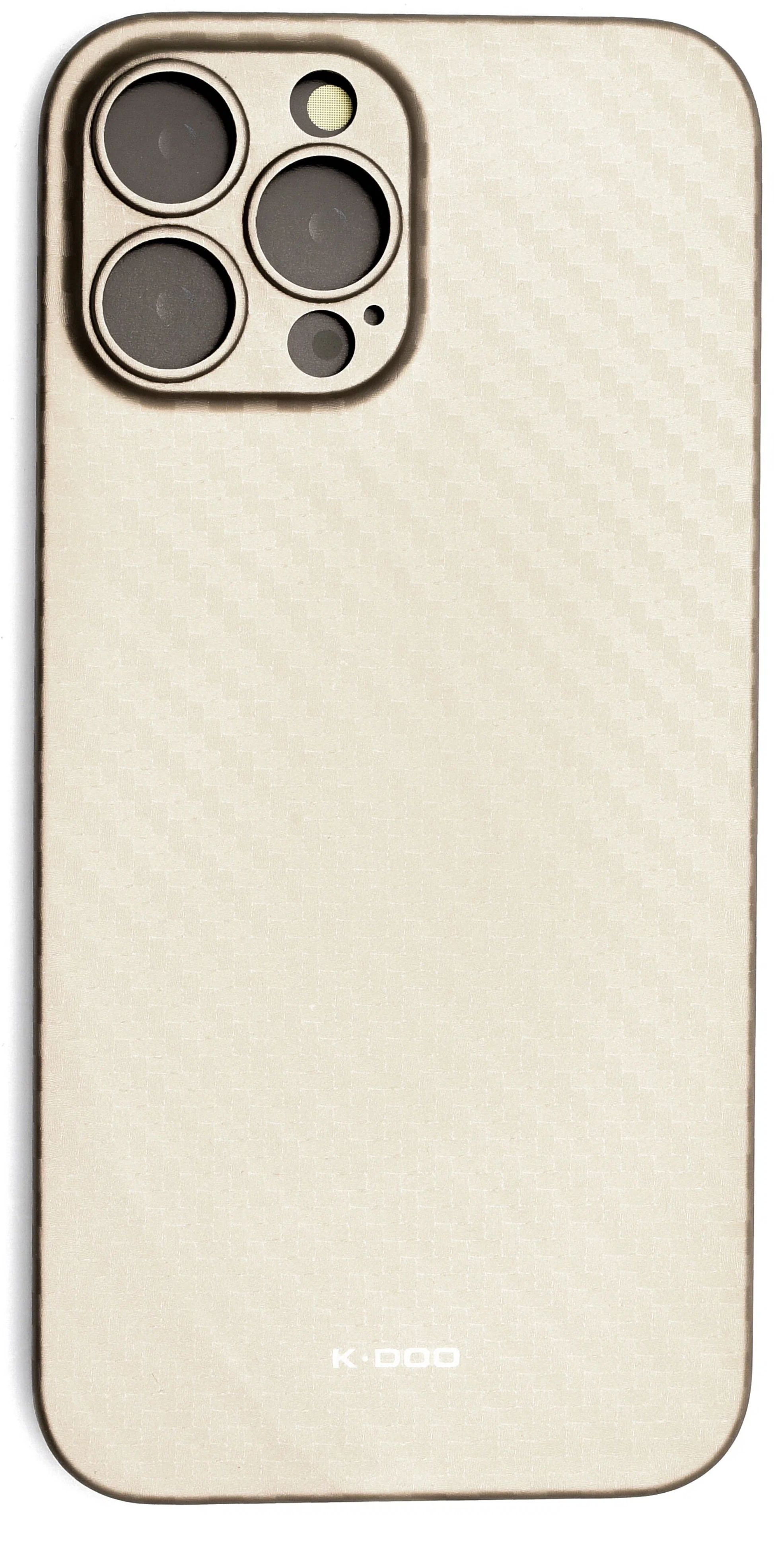 Чехол K-DOO Air Carbon для iPhone 13 Pro Max, Золотой
