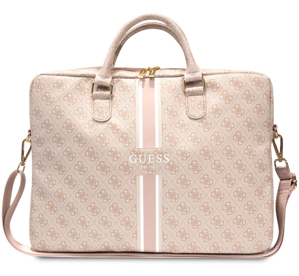 Сумка Guess для MacBook 15" Quilted Bag, Розовая
