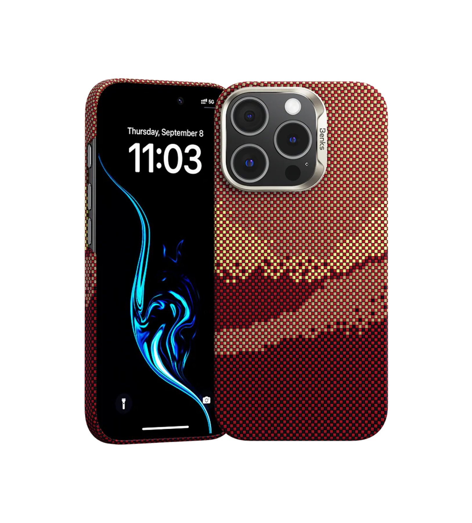 Чехол Benks GoldenTide C1 Phone для iPhone 16 Pro Max, Золотистый