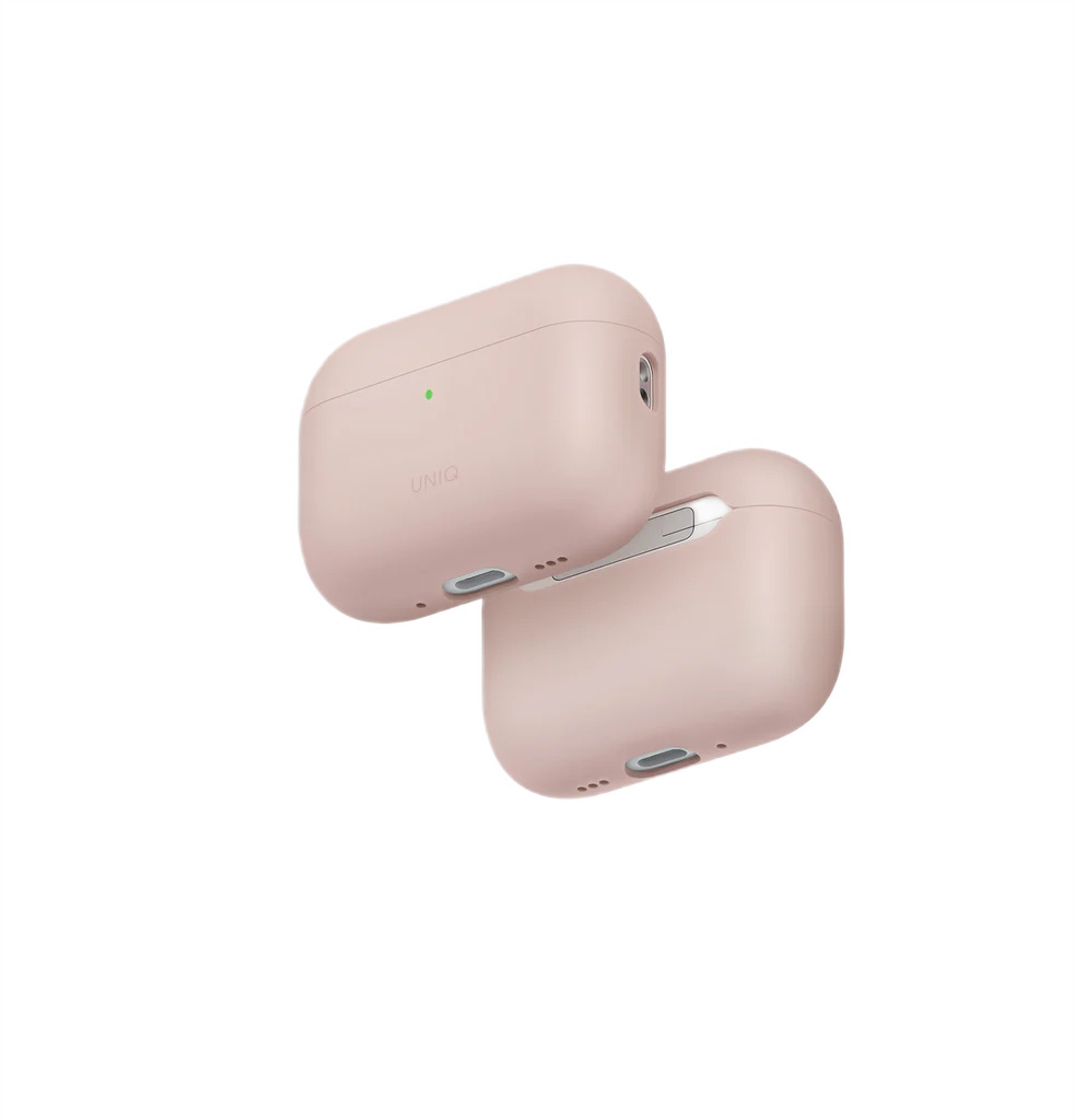 Чехол Uniq для Airpods Pro 3 LINO Liquid silicone with handstrap, Розовый