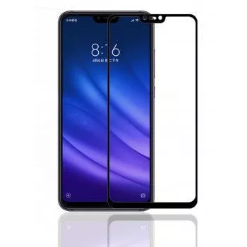 Защитное стекло 2D для Xiaomi Mi8 Lite, Черный