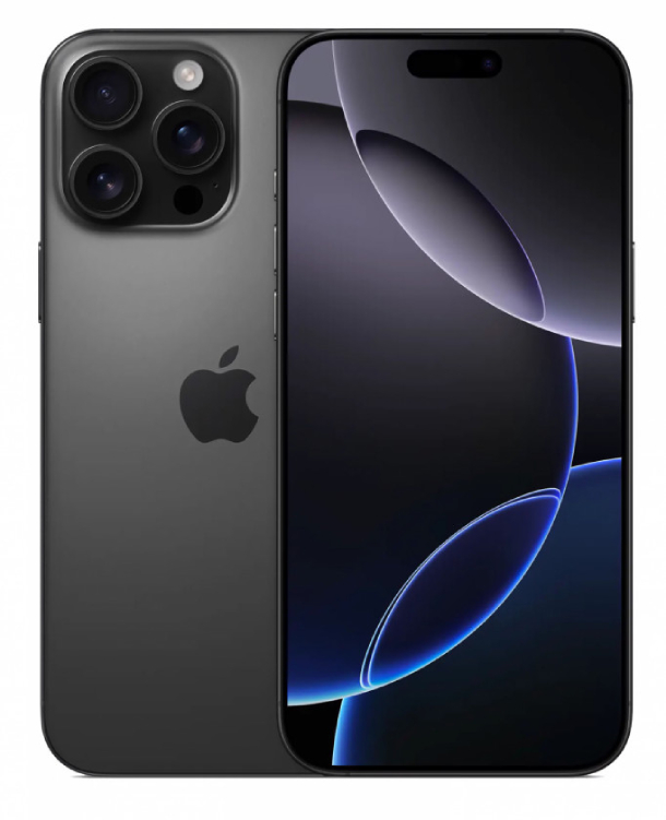 Смартфон Apple iPhone 16 Pro Max 256Гб (1 sim + eSIM) Черный титан