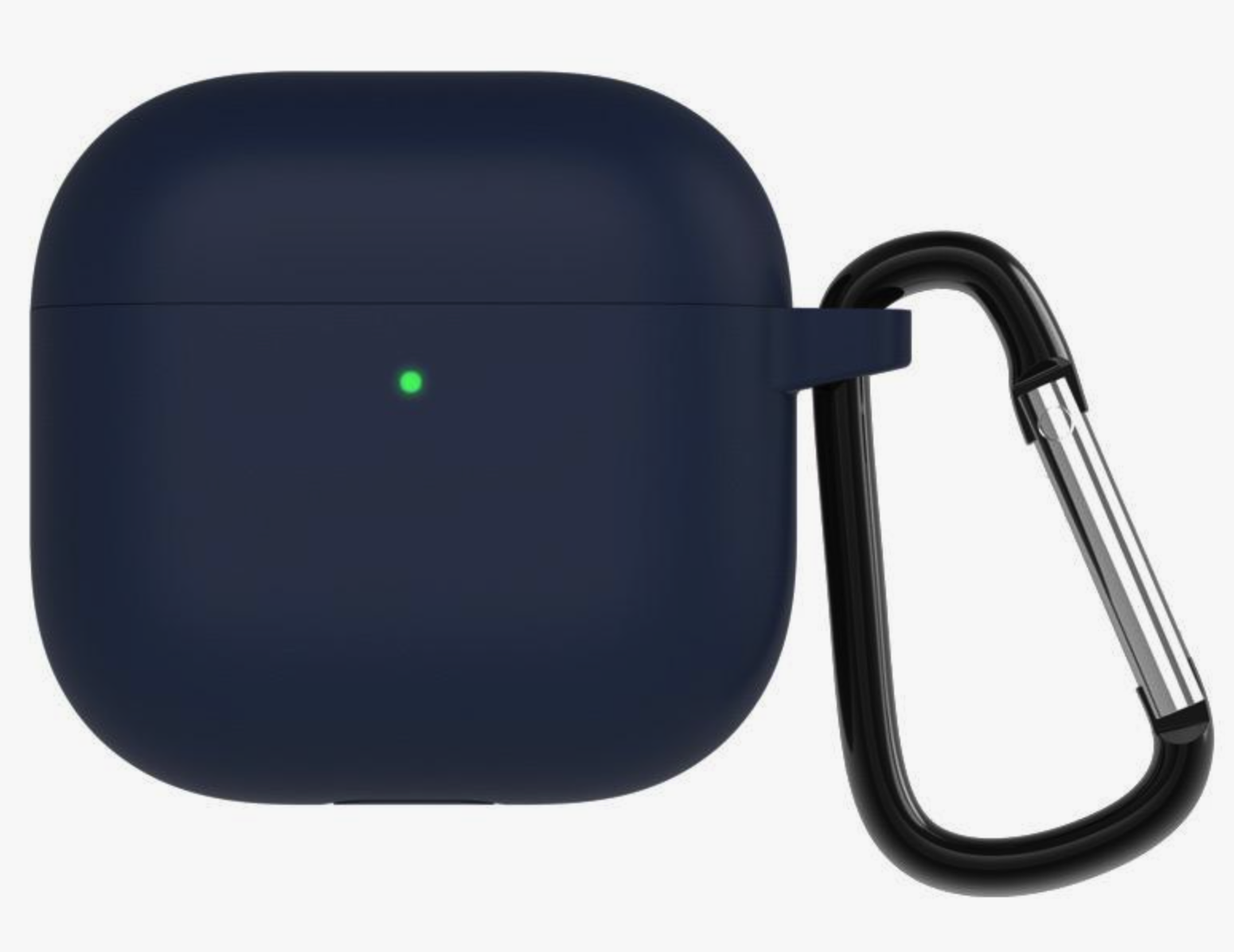 Чехол для наушников Airpods 4 силикон, темно-синий