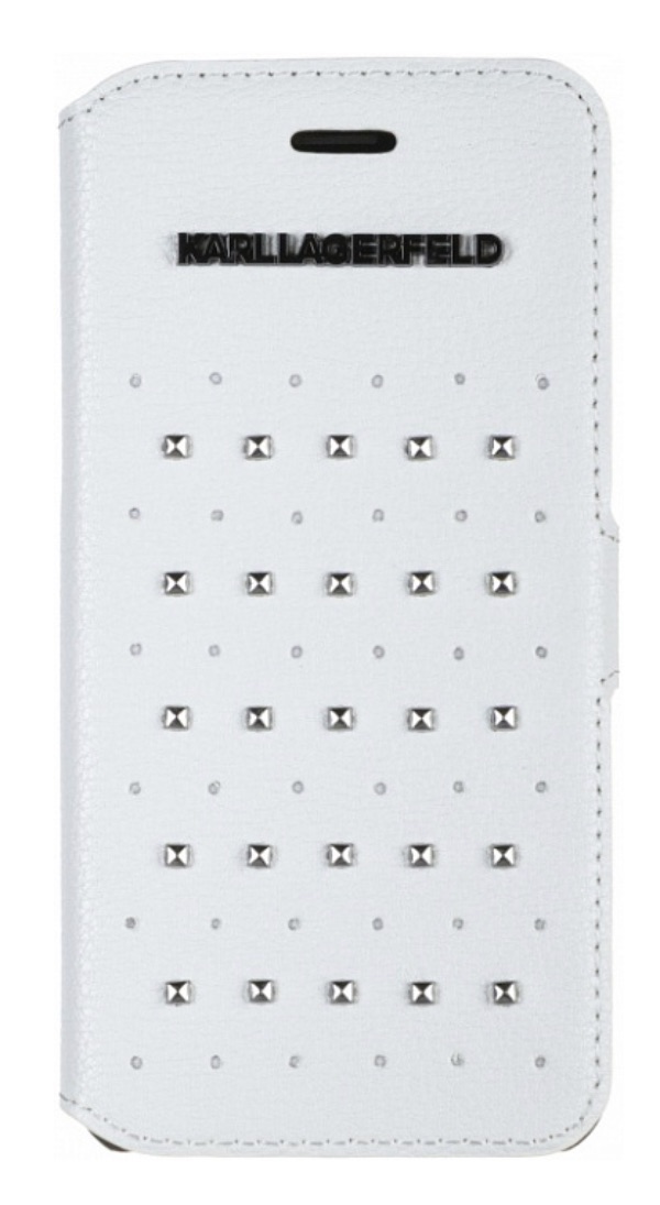 Чехол Lagerfeld для iPhone 6, тип книги, Белый