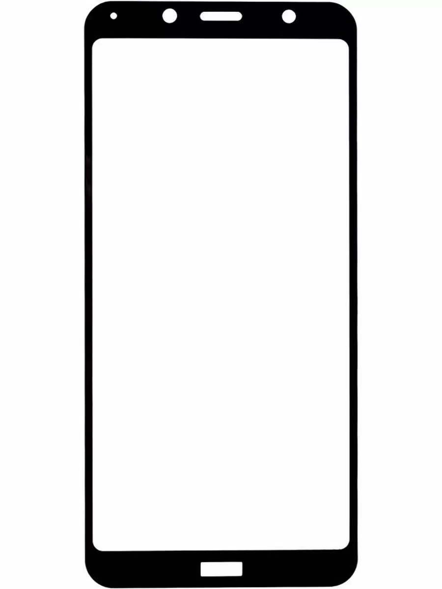 Защитное стекло 2D для Xiaomi Redmi 7A, Черный