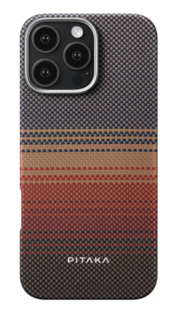 Чехол PITAKA Tactile Woven для iPhone 16 Pro Max, Закат