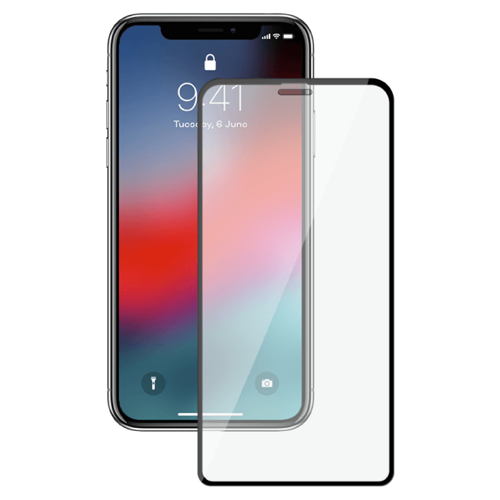 Защитное стекло Deppa 3D Full Glue для Apple iPhone XR/11, Черная рамка