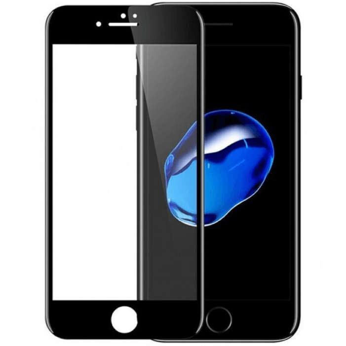 Защитное стекло цельное Oulemei для iPhone 7/8 Plus, Черный