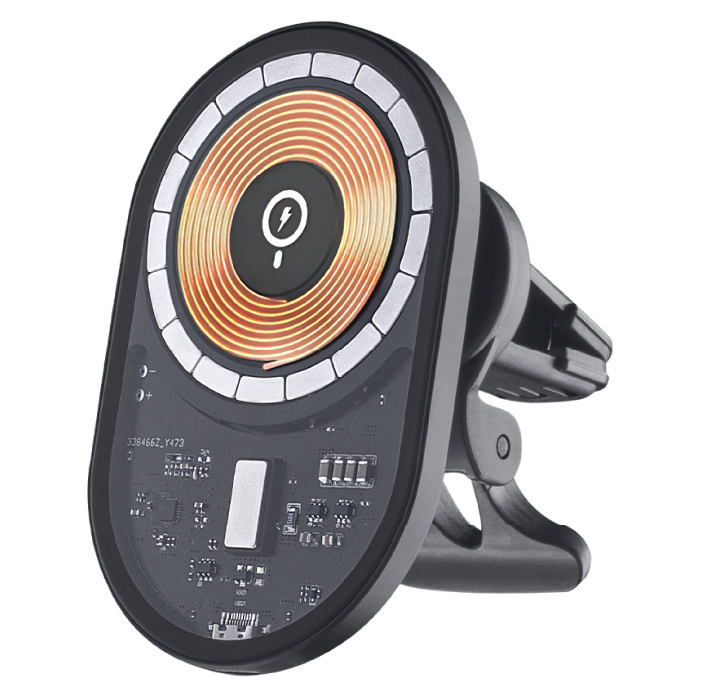 Автомобильный держатель Deppa MageSafe Кристалл, Черный