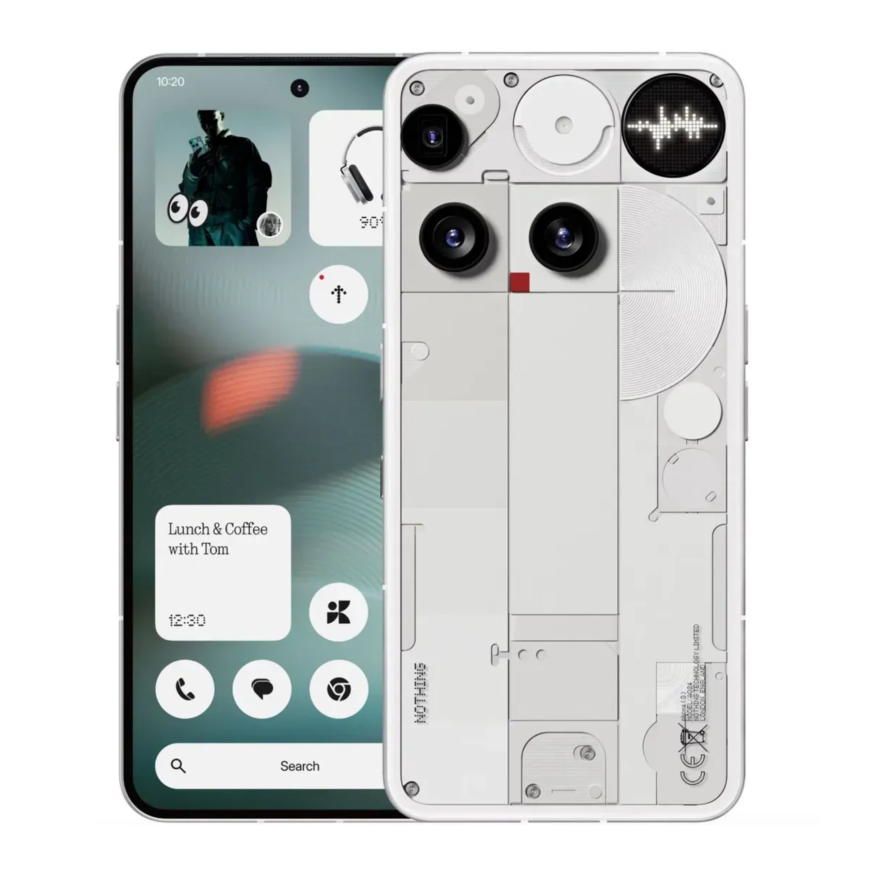 Nothing Phone (3) 12/256Гб, Белый