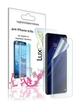 Защитная пленка LuxCase 2х для iPhone 6+ (Суперпрозрачная)