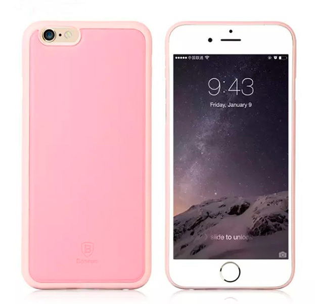 Чехол Baseus 1мм для iPhone 6/S, Розовый