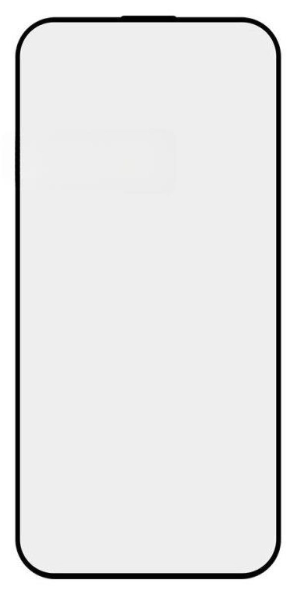 Защитное стекло Remax GL-86 для Apple iPhone 15, Черная рамка