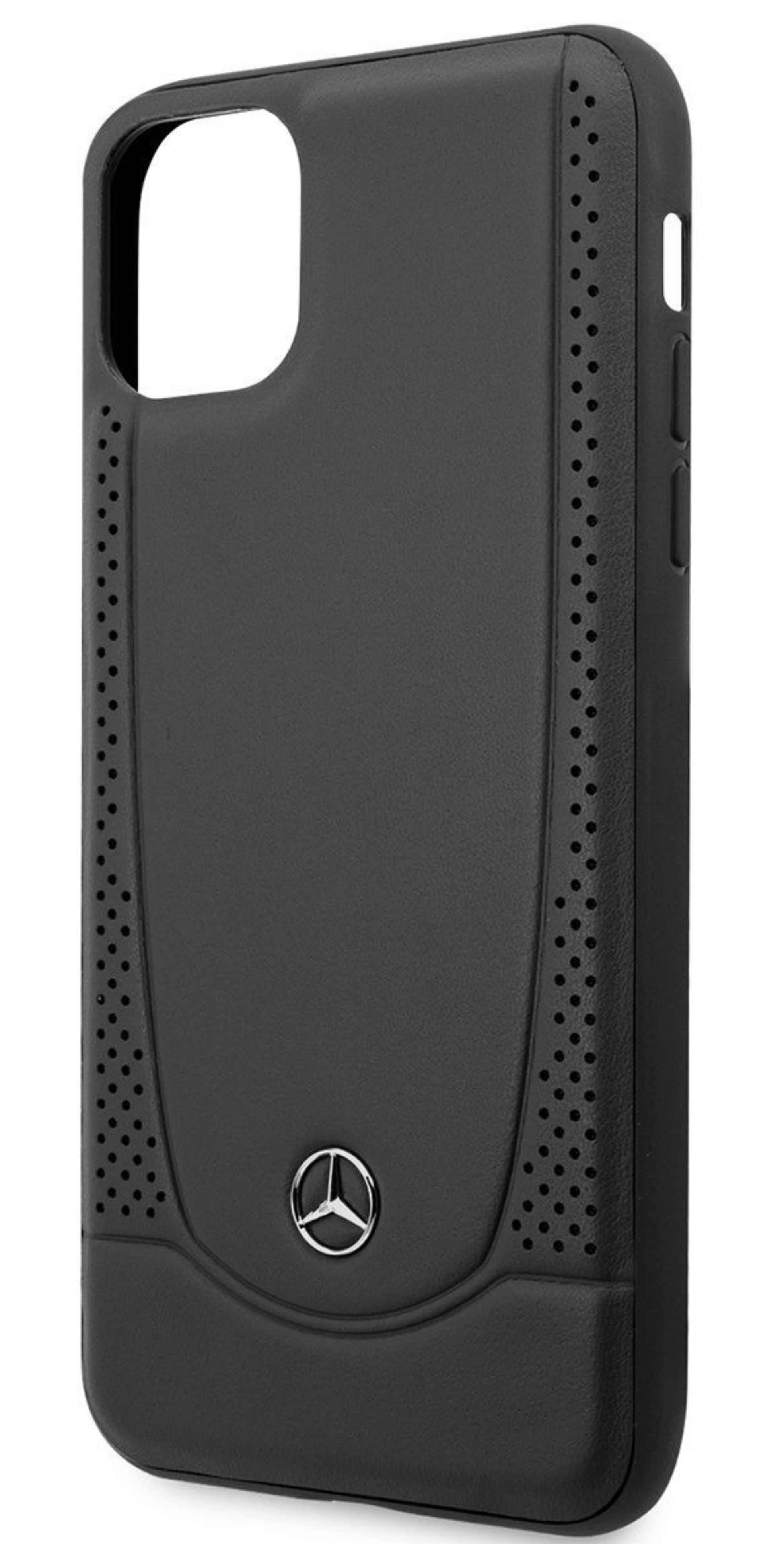 Чехол Mercedes Urban Гладкая/перфорированная для Apple iPhone 11 Pro Max, Черный