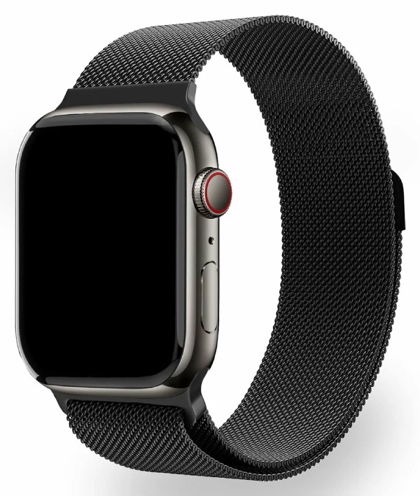 Ремешок магнитный металлический Ubear Spark для Apple Watch, S/M, Черный, 38/40/41мм