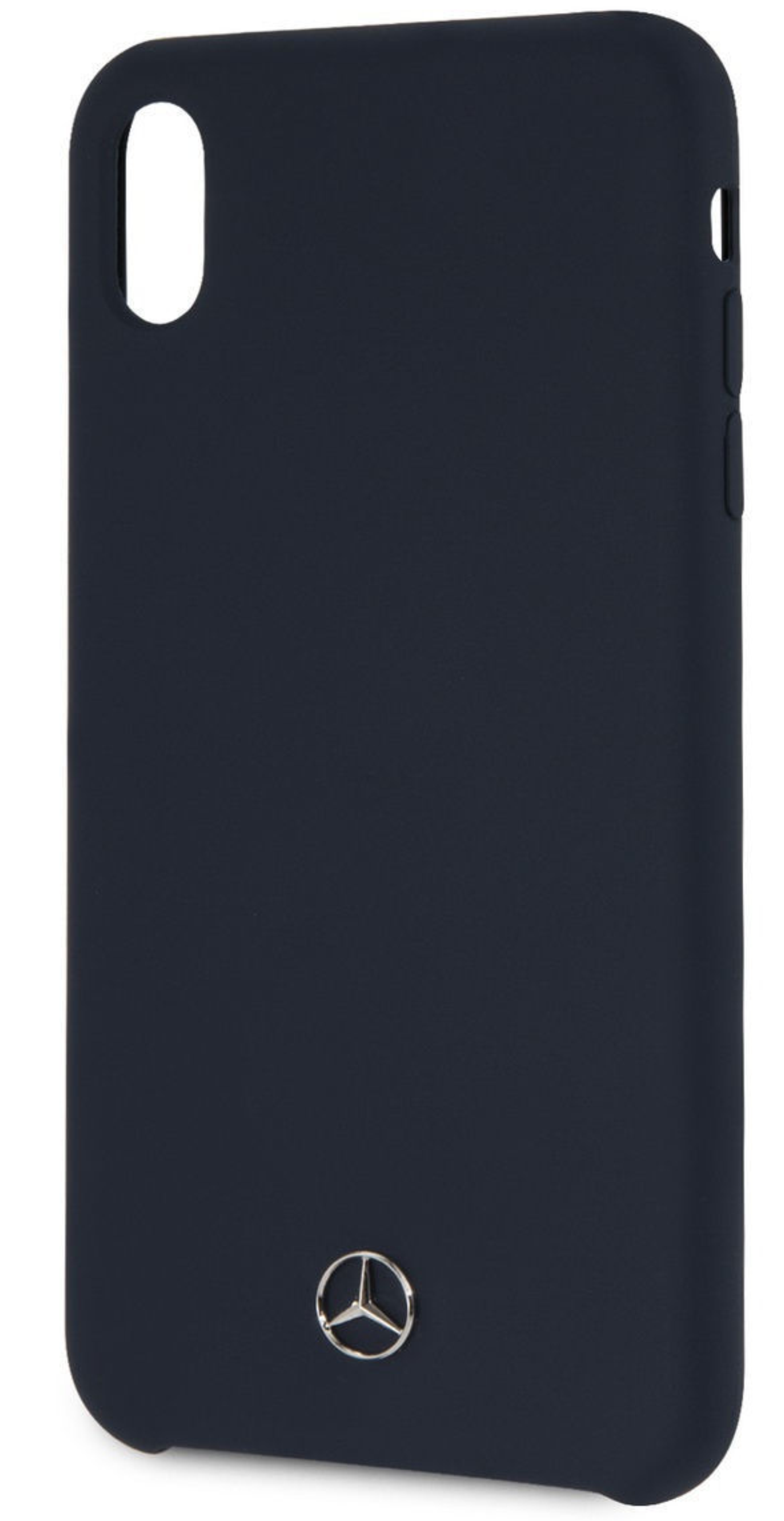 Чехол Mercedes для iPhone XS Max, Силиконовая линия, Синий