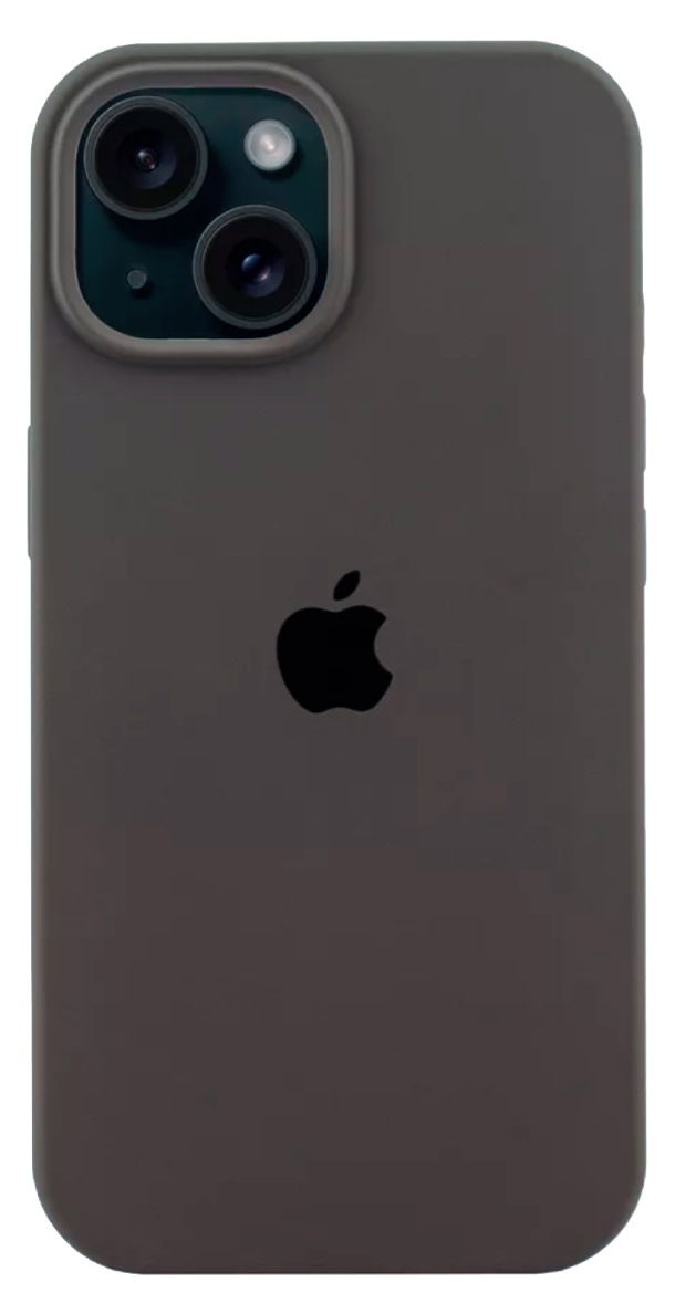 Чехол под оригинал для iPhone 15, Кофейный