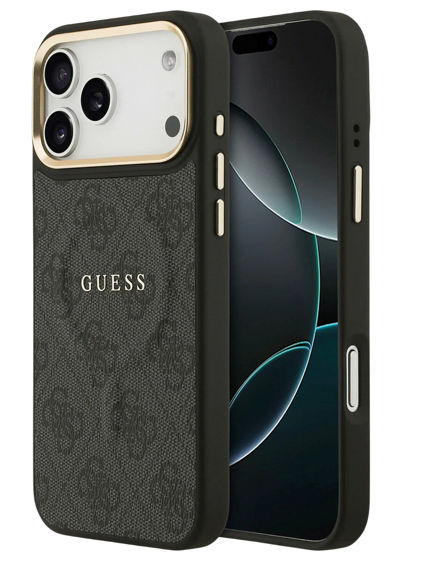 Чехол Guess iPhone 17 Pro Max, MagSafe, Коричневый