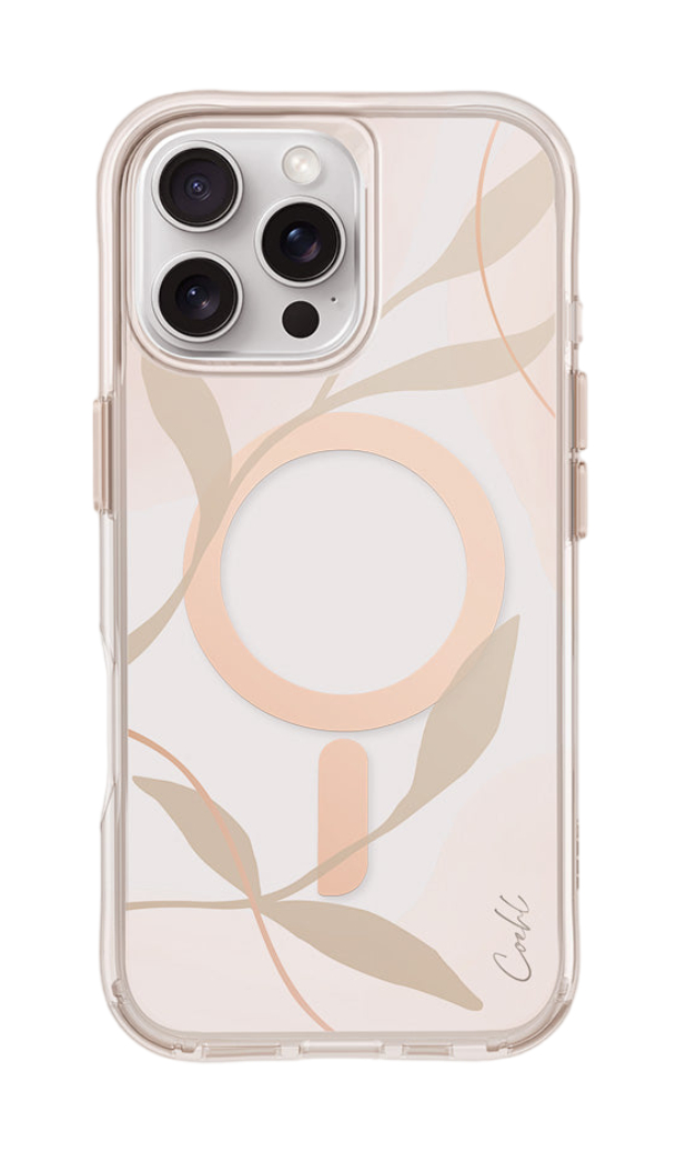 Чехол Uniq для iPhone 16 Pro Max COEHL MagSafe, Зелень Весеннего Цветения