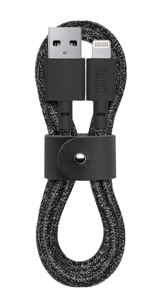 Native Union BELT CABLE, USB-A/USB-C 1,2м., Черный Космос
