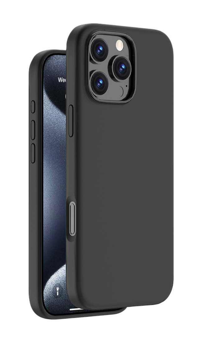 Чехол Deppa Силикон Magsafe для iPhone 16 Pro, Чёрный